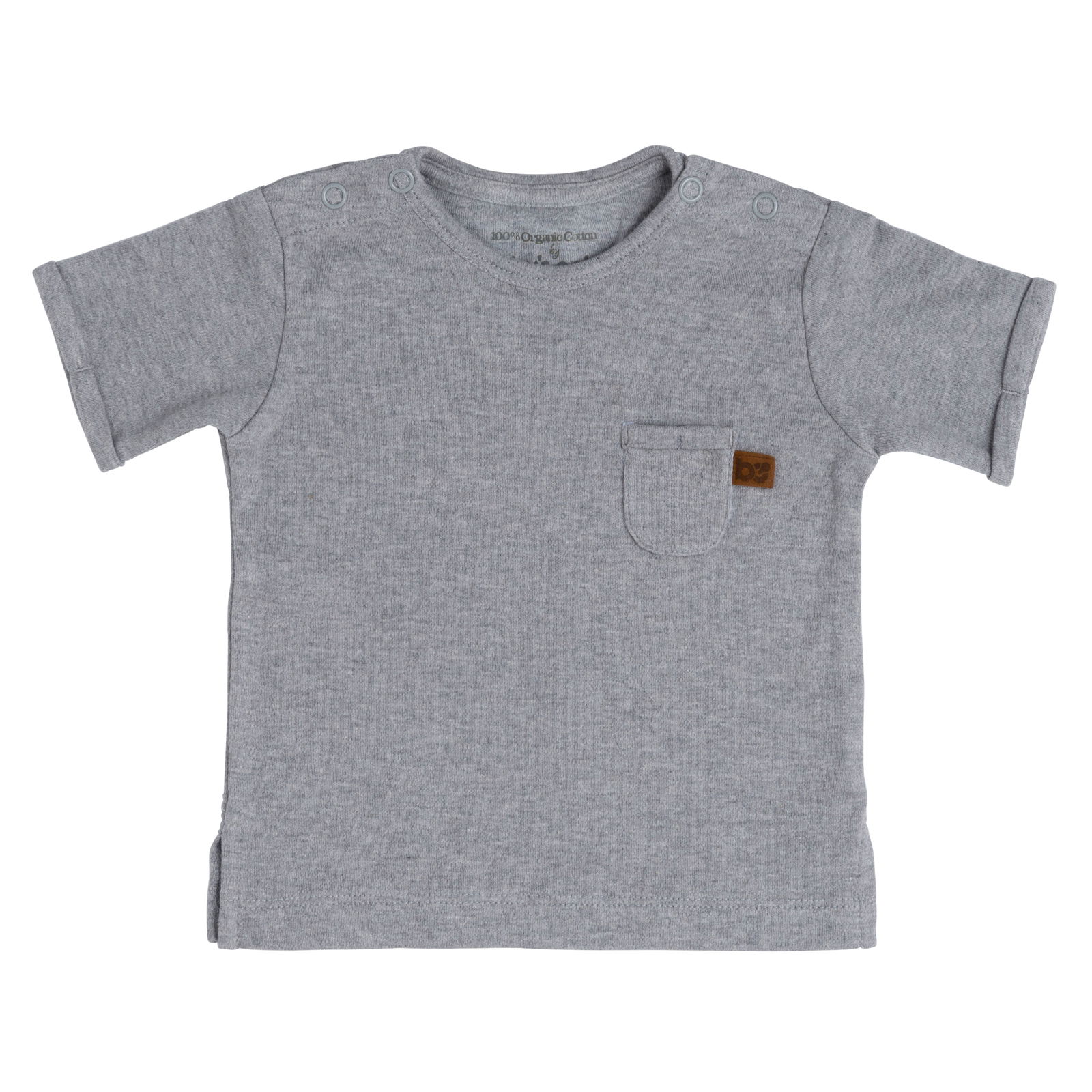 T-Shirt Melange Grau - 68 Geprüft