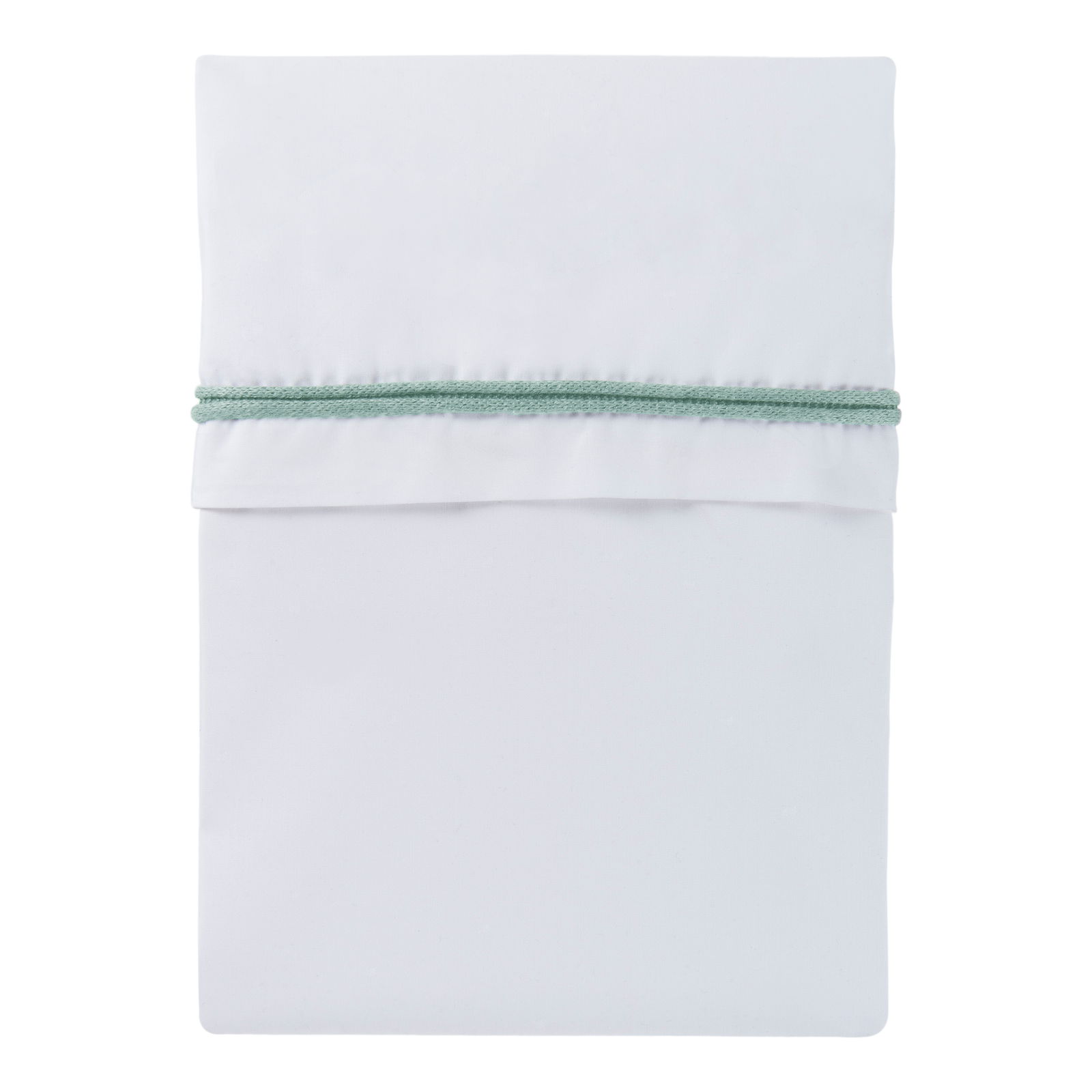 -8718481189801-c8c9e5386a3bd2cb0ba2b756b51ec099-60630 Abverkauf Baby Bettlaken Gestricktes Band Mint/Weiß