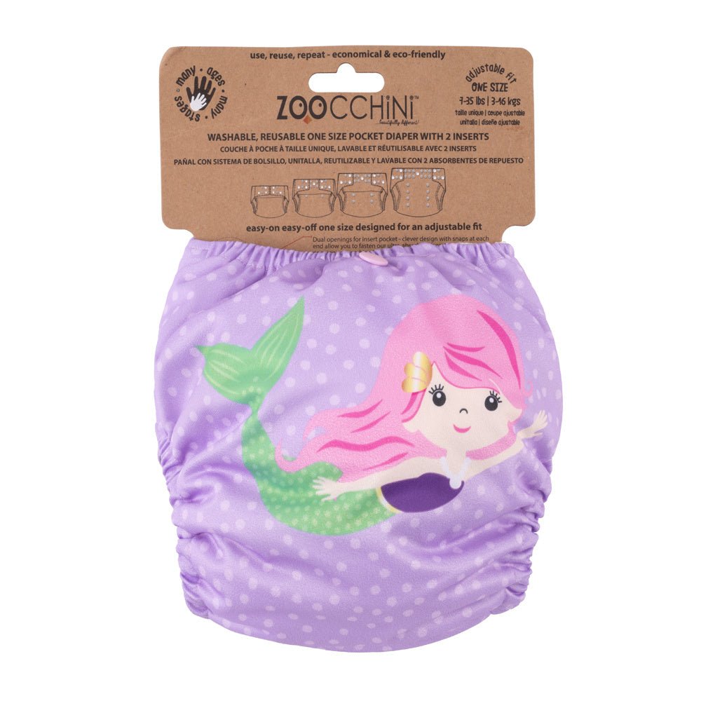 zoocchini-wasbare-luier-marietta-the-mermaid-met-extra-inlegstuk-513439-163373 Zoocchini Waschbare Windel Marietta Die Meerjungfrau mit extra Einsatz Schnäppchen