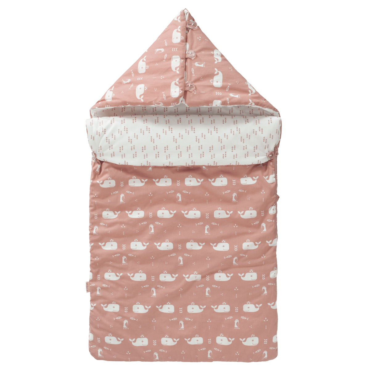 Weltweiter Versand Fresk Fußsack Whale Pink