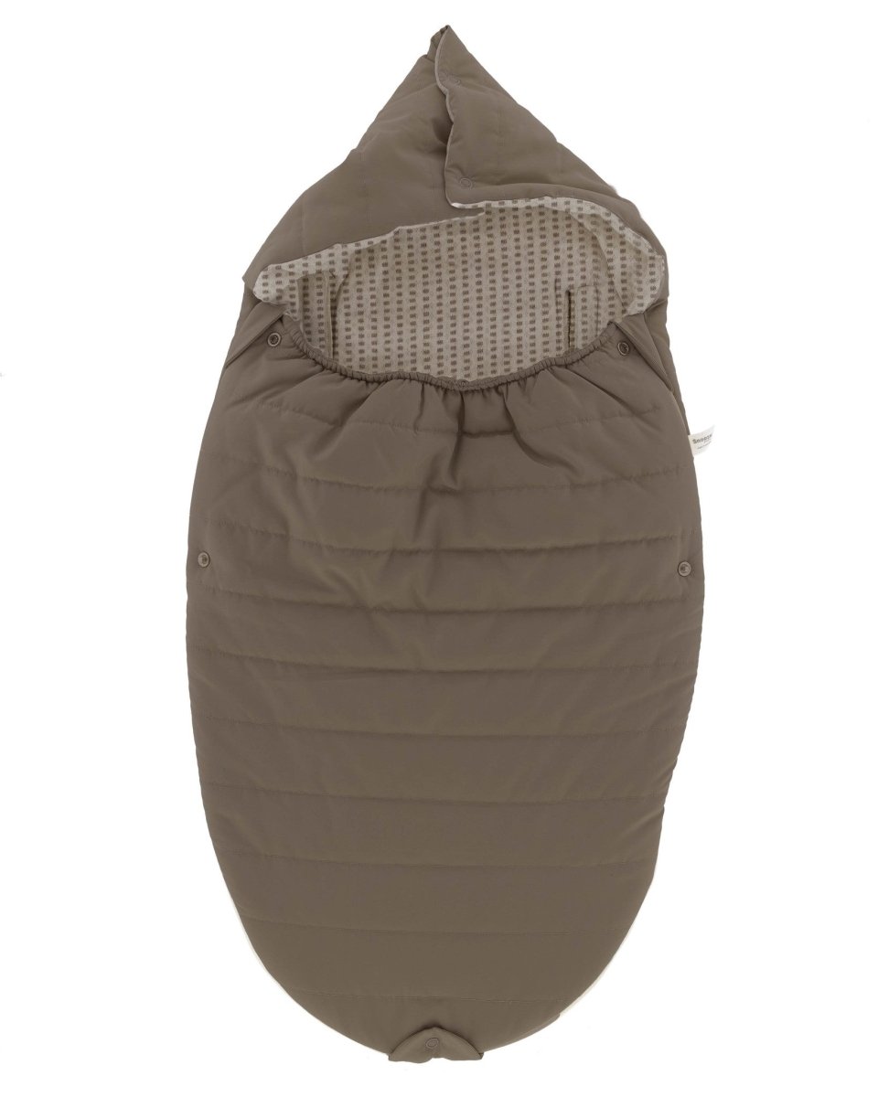 Snoozebaby Fußsack Bio Maxi Cosi Warm Braun 80cm Knallerangebot