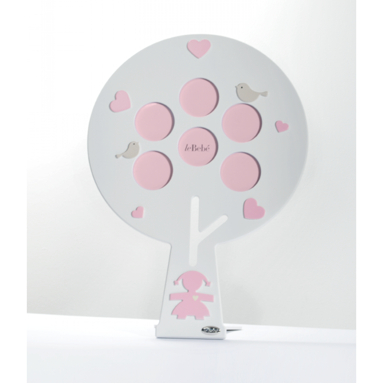 1513944537-47812 Zertifiziert LeBebé Round Tree Pink Fotorahmen