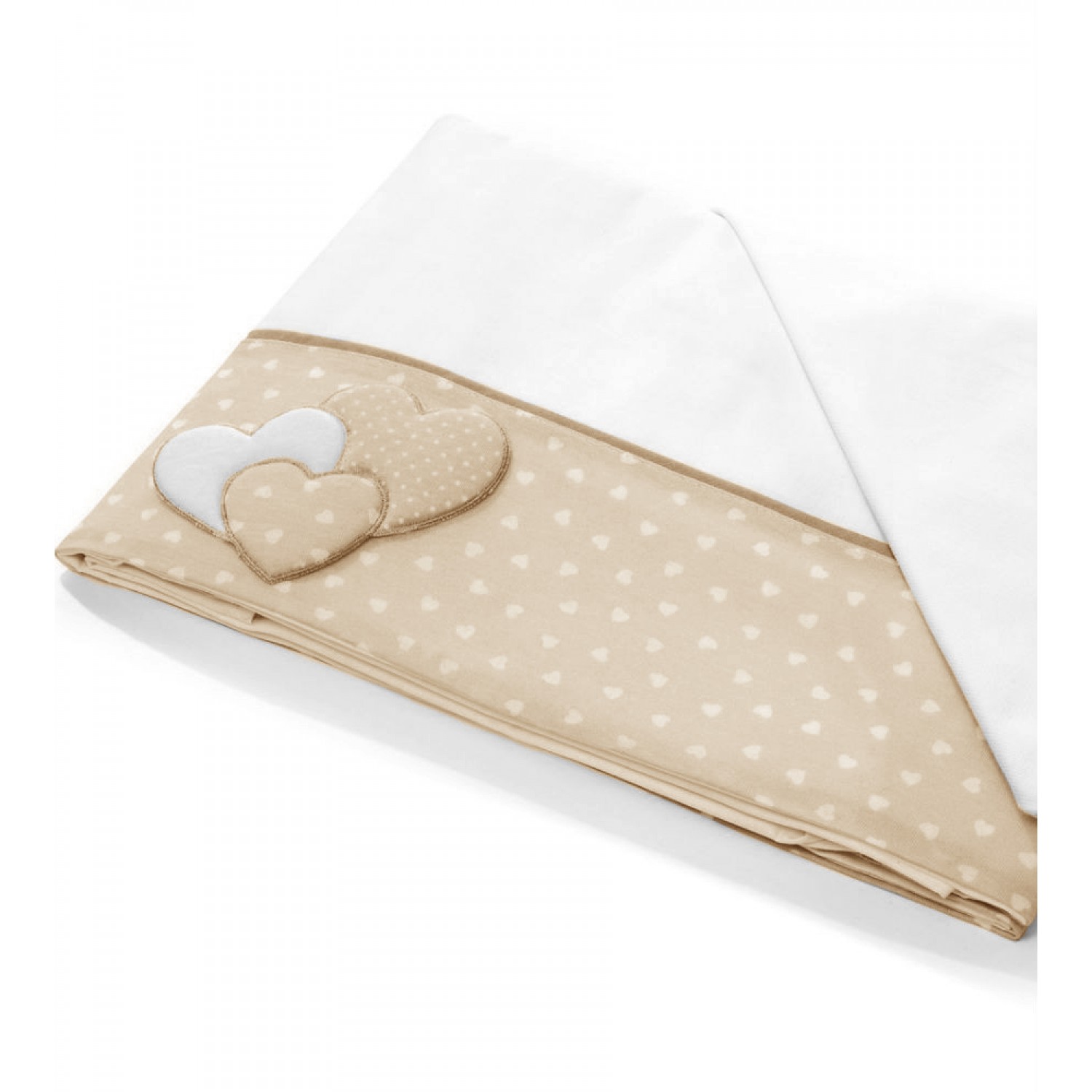Baby Expert Bettlaken Dream White/Taubengrau Aktuell
