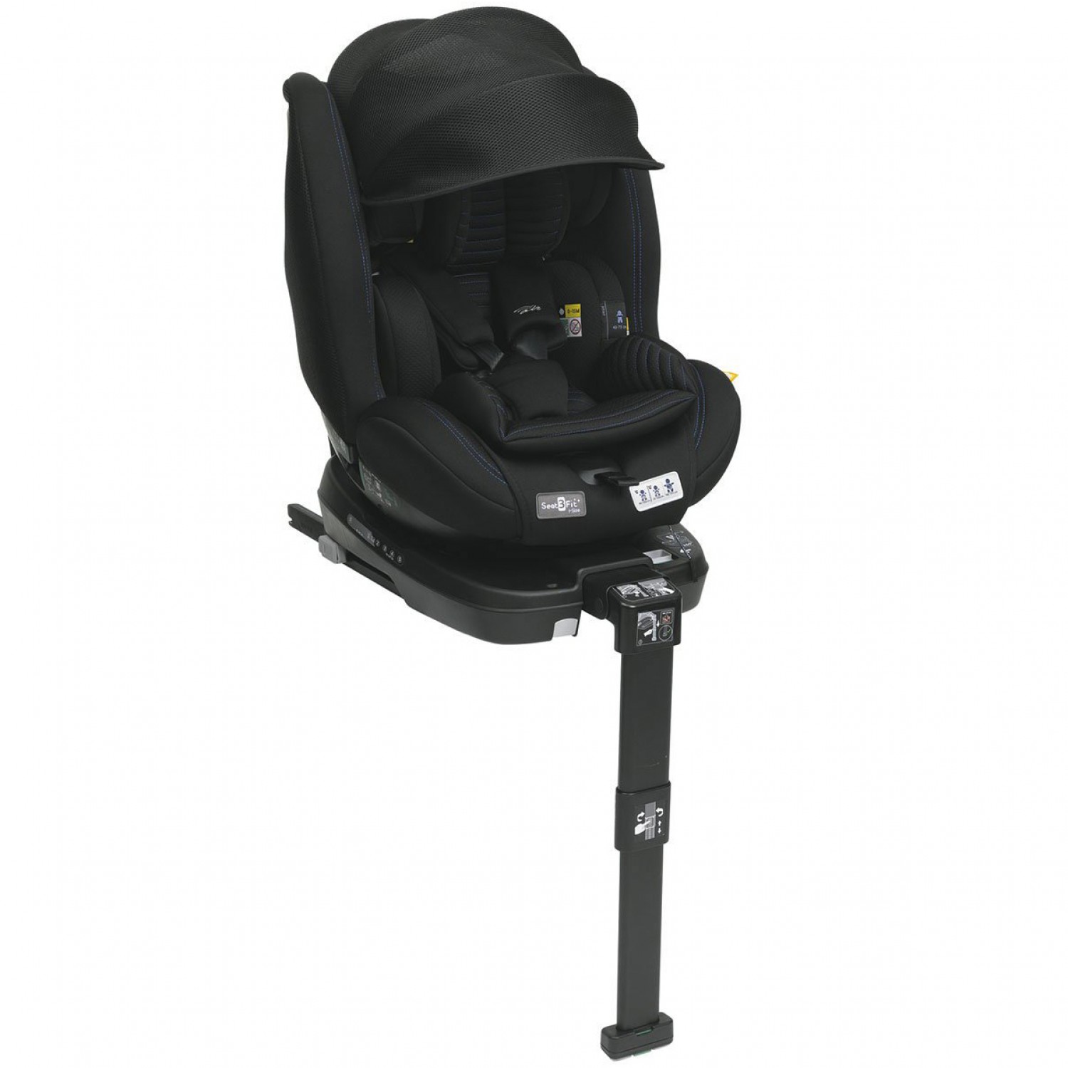 04087044720000_000_01_08704447222111000_1280x1280-47701 Kindersitz Chicco Isofix Seat3Fit AIR i-Size Zip&Wash 360 Black Air (40-125 cm) Bestpreis