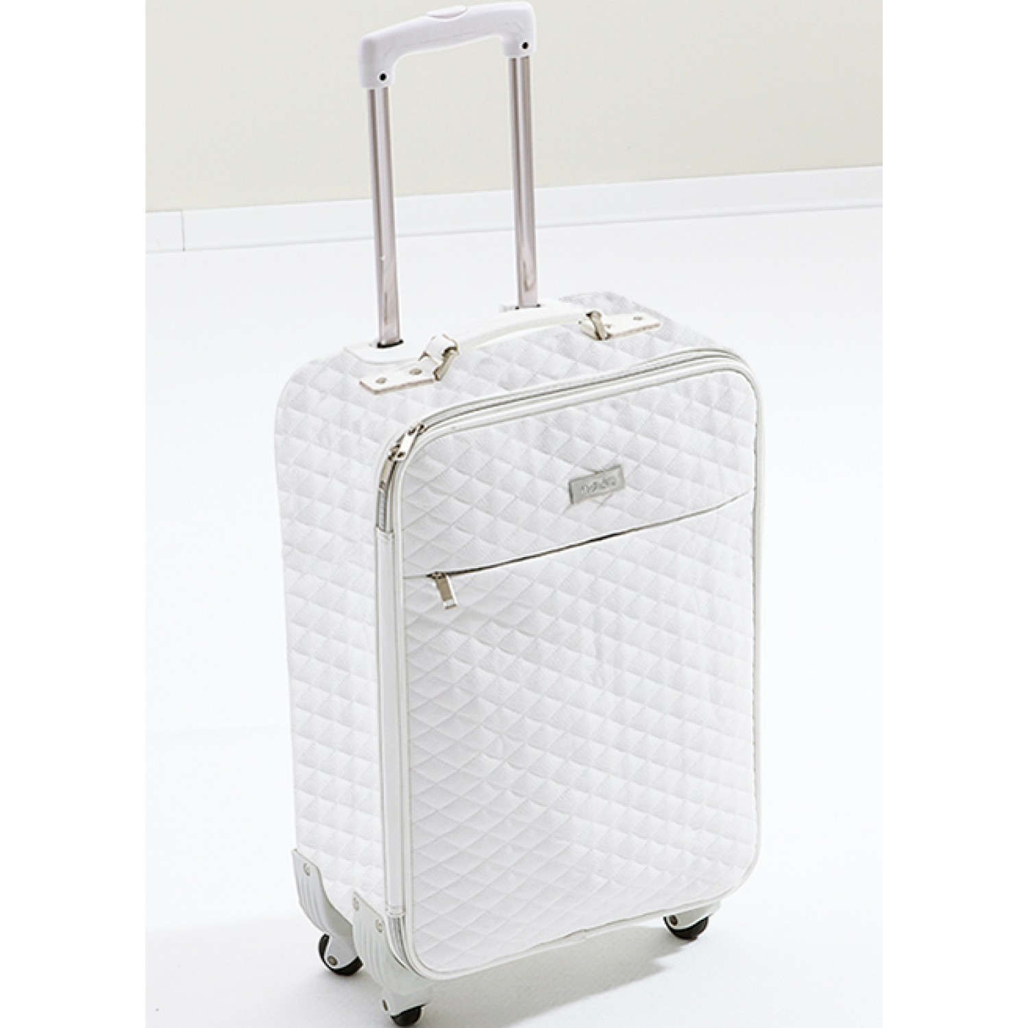 Trolley Nanan Trapuntato Ecopelle Bianco Hochwertig