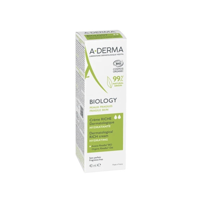 A-DERMA Biology BIO Reichhaltige dermatologische Feuchtigkeitscreme 40ml Heute Kaufen
