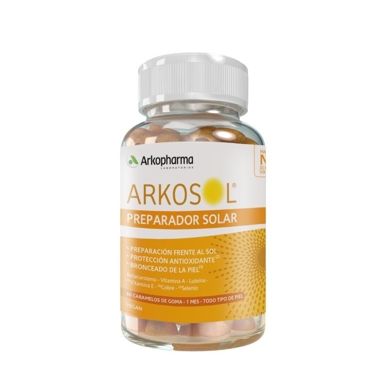 31268-174653 Weltweiter Versand ARKOSOL Sonnenschutz-Gummibärchen, 60 Gummibonbons