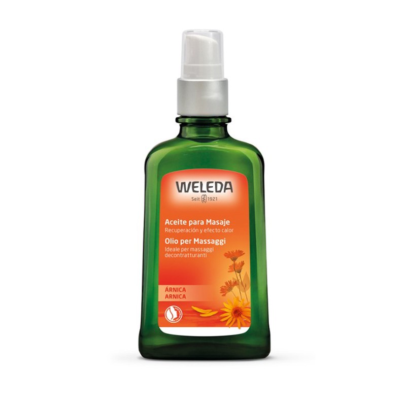 34467-167799 WELEDA Massageöl mit Arnika 100 ml Neue Kollektion