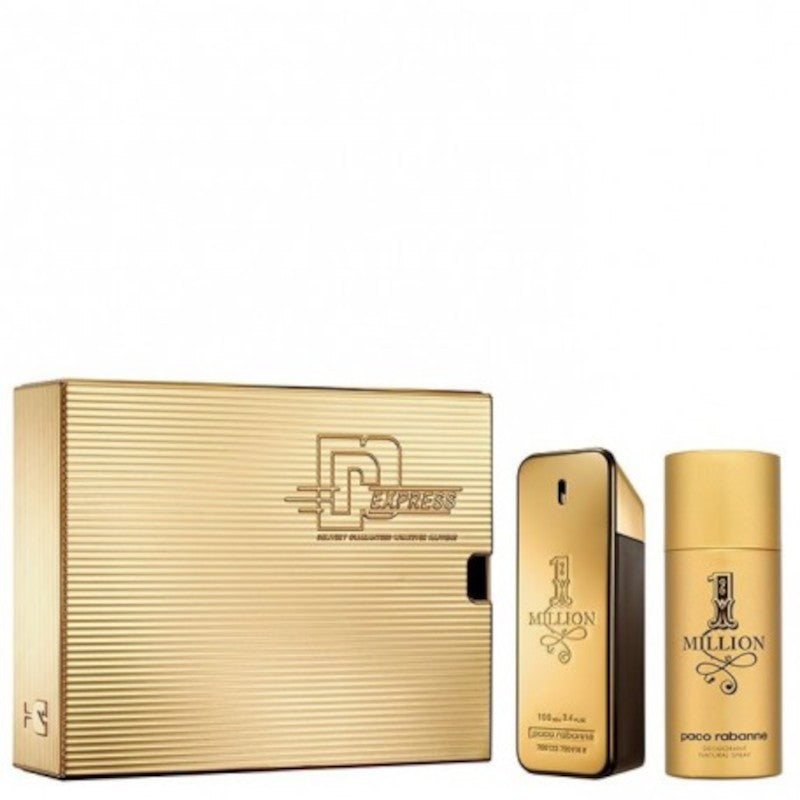 63548-178965 Abverkauf Paco Rabanne Set 1 Million Eau de Toilette für Herren Spray 50 ml + Duschgel 100 ml + Reisespray 10 ml