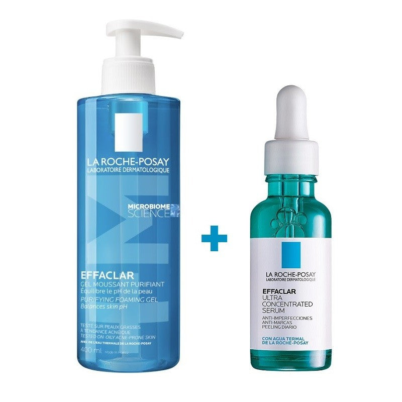 64283-176018 Ab Werk EFFACLAR Reinigendes Reinigungsgel +M (400 ml) + Effaclar Ultrakonzentriertes Serum 30 ml