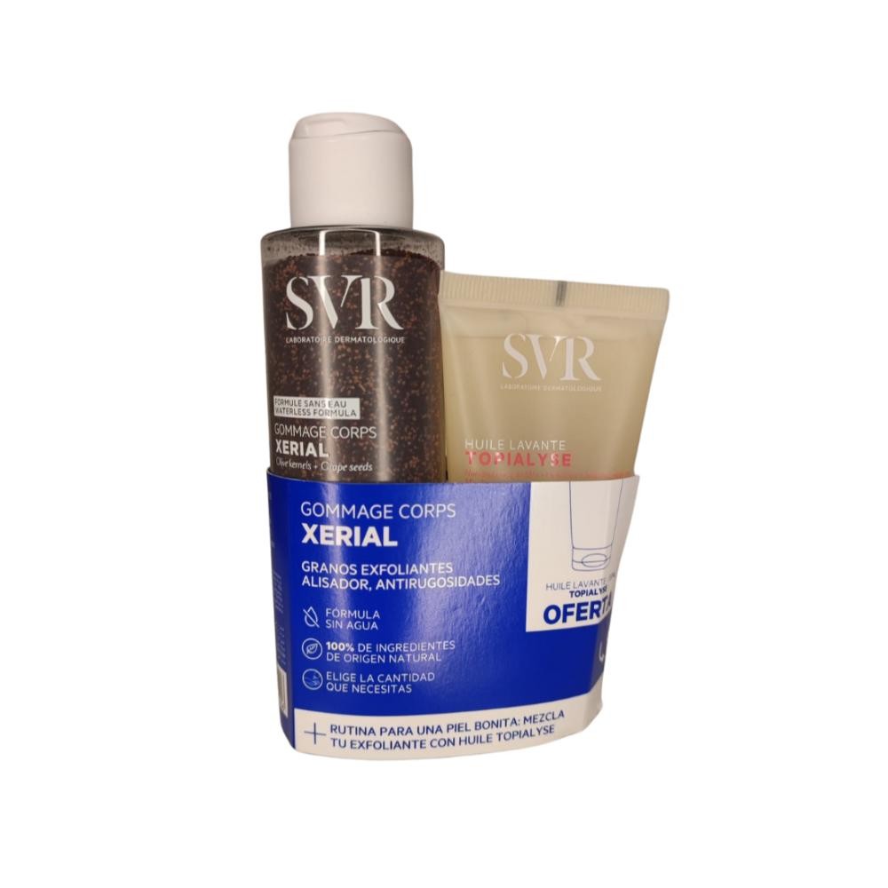 87193-176683 Zertifiziert SVR Pack Xerial Gommage 100 ml + Topialyse Huile Lavante 55 ml