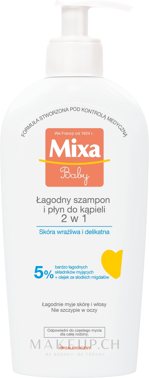 9wodmcavrbki-139603 Geprüft 2in1 Mildes Shampoo und Duschgel für empfindliche und delikate Babyhaut Mixa Baby Gel For Body & Hair Shampoo