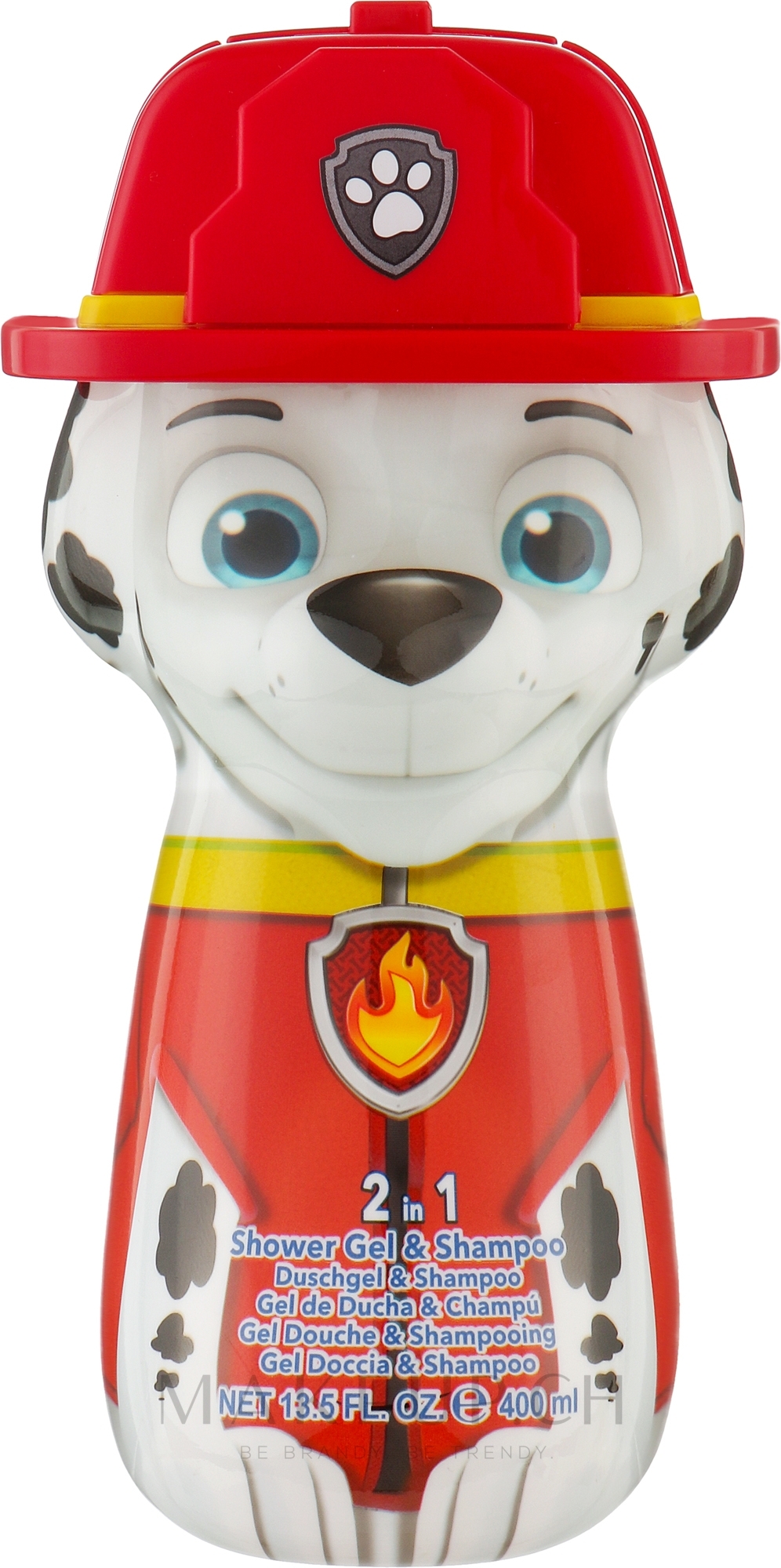 bzb5p9gjycfr-140010 2in1 Duschgel und Shampoo für Kinder Paw Patrol Marshall Air-Val International Paw Patrol Marshall Online Kaufen