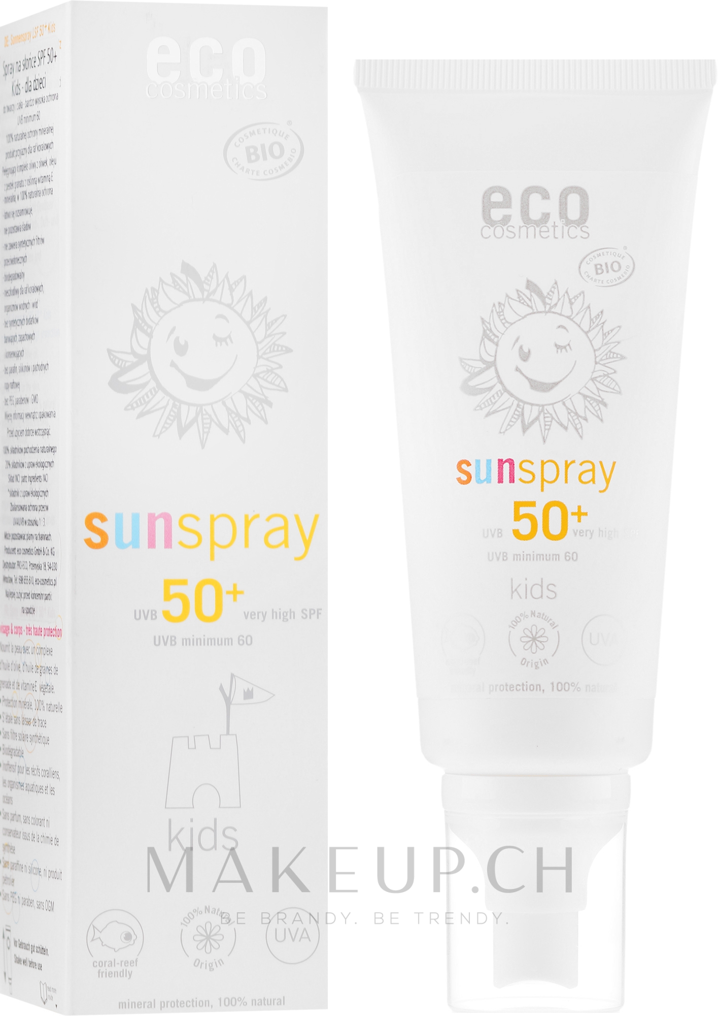 wqoaz6drq6xc-139980 Saisonangebot Sonnenschutzspray für Kinder SPF 50+ Eco Cosmetics Sun Spray Kids Spf 50