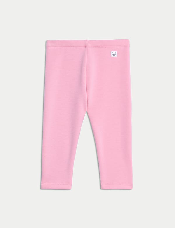 2er-Pack Mit Fleece gefütterte, gemütliche Leggings mit hohem Baumwollanteil (0–6J.) Online Kaufen