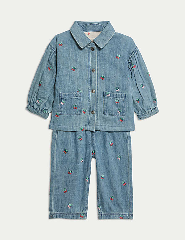 SD_04_T78_2395D_HP_X_EC_90-51963 2-tlg. Denim-Outfit mit bestickter Jeansjacke und Jeans (0–6J.) Sofort Bestellen