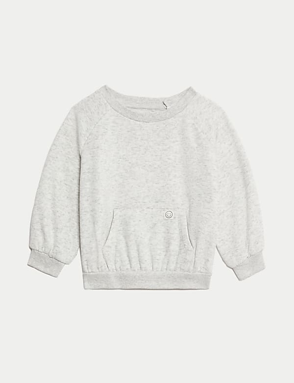 SD_04_T78_4319B_UT_X_EC_90-50106 Versand Am Gleichen Tag Sweatshirt aus Baumwollmischgewebe (0–3 J.)
