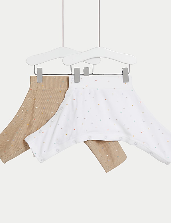 2er-Pack Jogginghosen bei Hüftdysplasie mit hohem Baumwollanteil und Sternenmuster (3,2 kg–1 J.) Markenprodukt