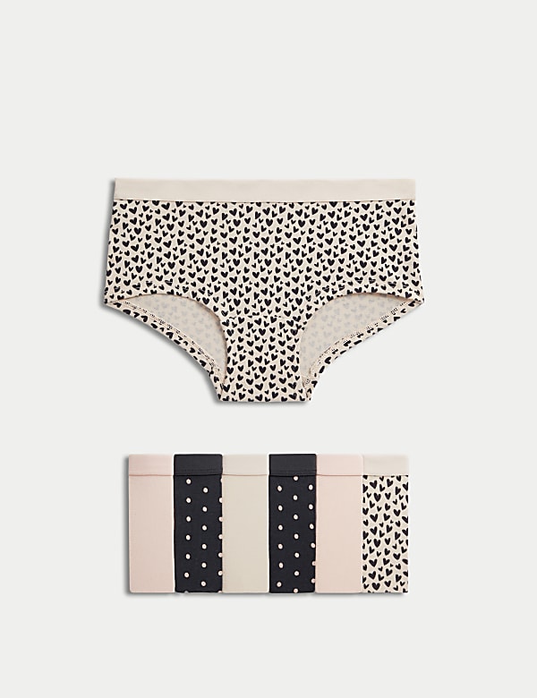 SD_04_T71_1266V_ZZ_X_EC_0-55275 7er-Pack Einfarbige Shorts aus Baumwollstretch (5–16 Jahre) Kostenloser Versand