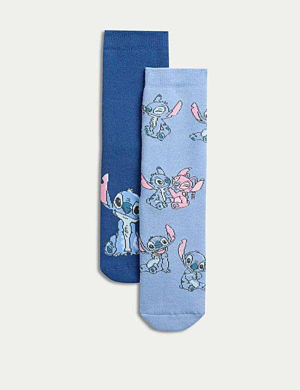 2er-Pack Lilo & Stitch™ Haussocken mit hohem Baumwollanteil (22,5–40,5) Schneller Versand