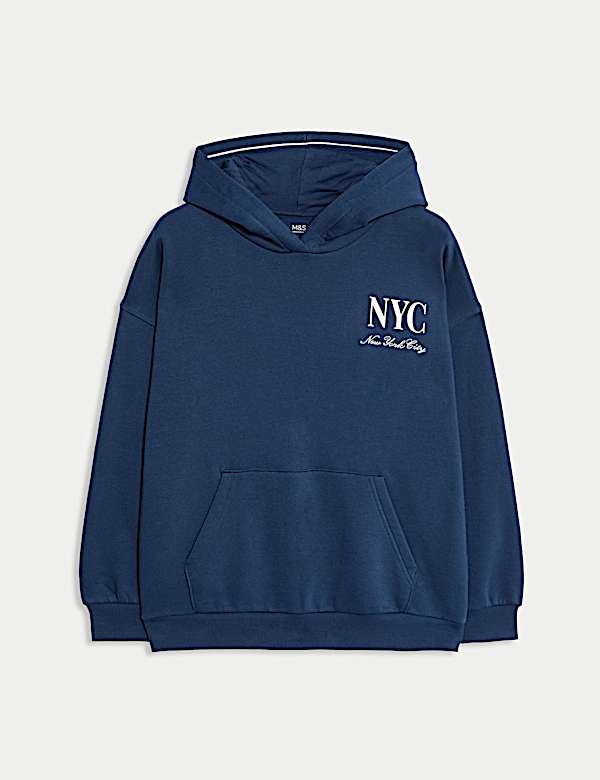SD_04_T74_1202E_XB_X_EC_90-55652 Wochenendangebot Hoodie mit hohem Baumwollanteil und Zeichnung (6–16 J.)