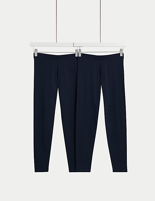 2er-Pack Leggings mit hohem Baumwollanteil (6–16 Jahre) Kracherpreis