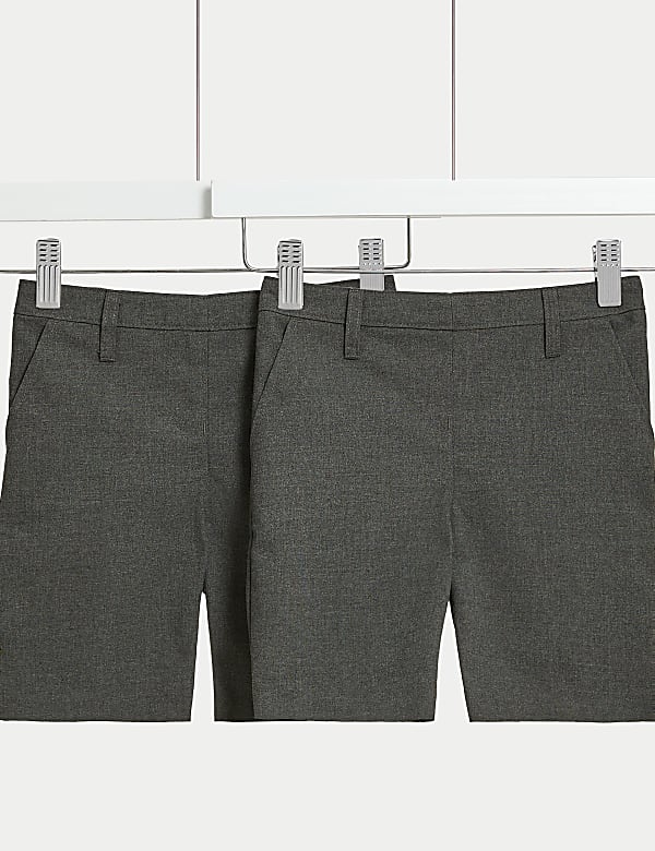 SD_04_T76_1435_T0_X_EC_0-55760 2er-Pack Schulshorts mit schmalem Bein für Mädchen (2–16 J.) Sonderangebot