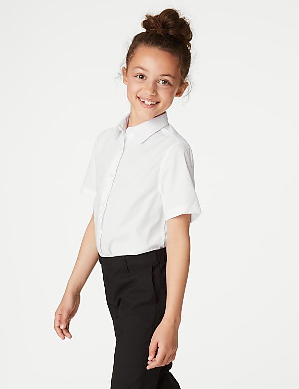 SD_04_T76_5946L_Z0_X_EC_0-55632 3er-Pack länger geschnittene, bügelleichte Schulhemden für Mädchen (4–18 Jahre) Neuheit