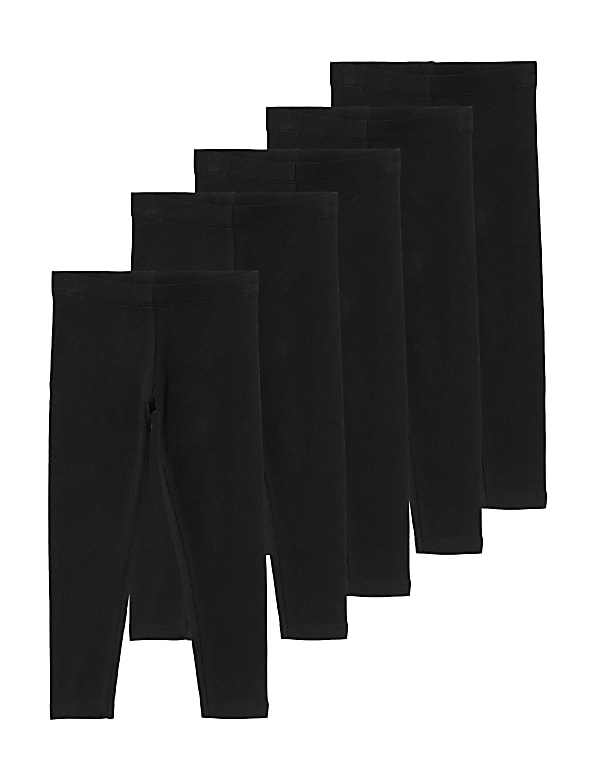 SD_04_T77_3404E_Y0_X_EC_90-55727 5er-Pack Leggings mit hohem Baumwollanteil (2–8 J.) Knallerangebot