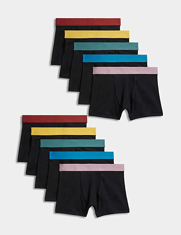 10er-Pack Stretch-Trunks mit Baumwollanteil (5–16 J.) Online Kaufen