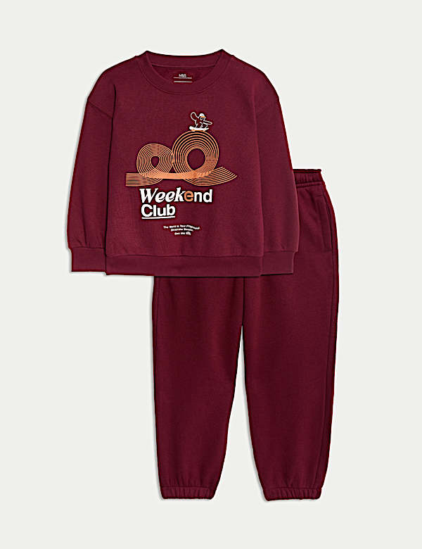 SD_04_T88_4812B_XM_X_EC_90-55211 2-tlg. Alltags-Outfit (Oberteil und Hose) mit hohem Baumwollanteil (2–8 J.) Neu