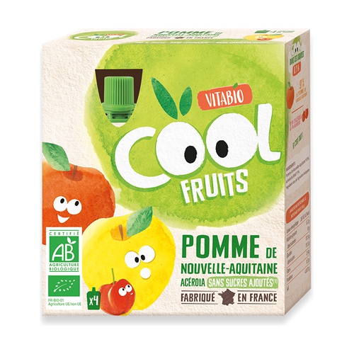 6980a23ae6e62ab53291426c2f46a29a-138854 Begrenztes Angebot Tasche Cool Fruits Apple Bio