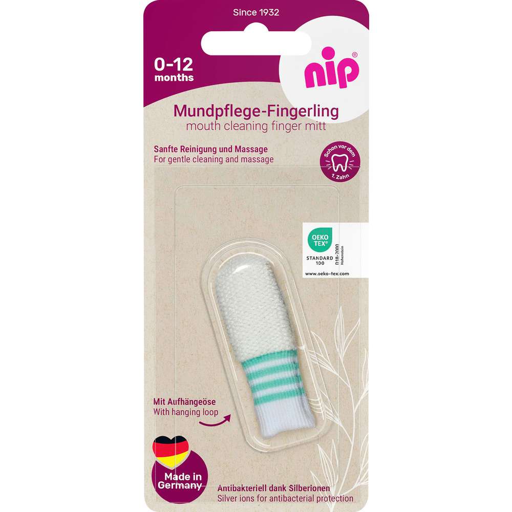 Mundpflege-Fingerling, antibakteriell Handgefertigt