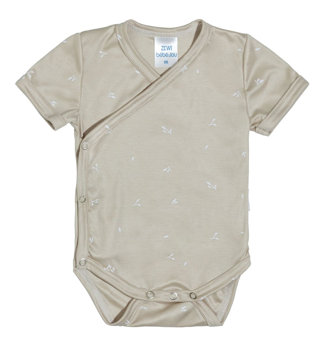 9921-9023-jpg-63567 ZEWI bébé-jou Wickelbody kurzarm Tencel sand Botanic Highlight