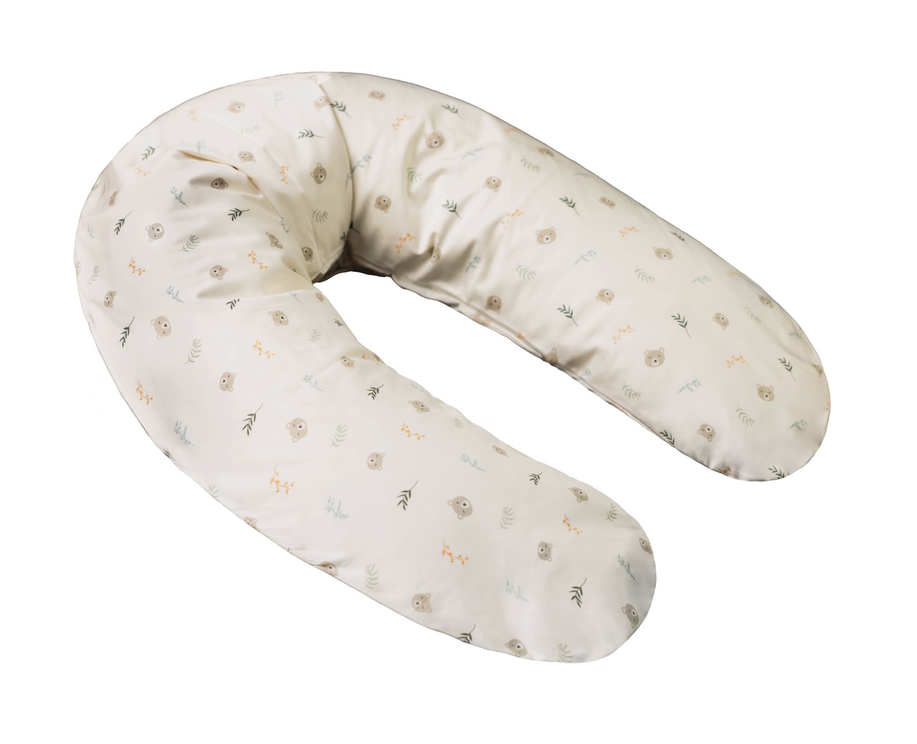 ZEWI bébé-jou Still- und Lagerungskissen mit Bezug Satin 190cm snoozy bear Begrenztes Angebot