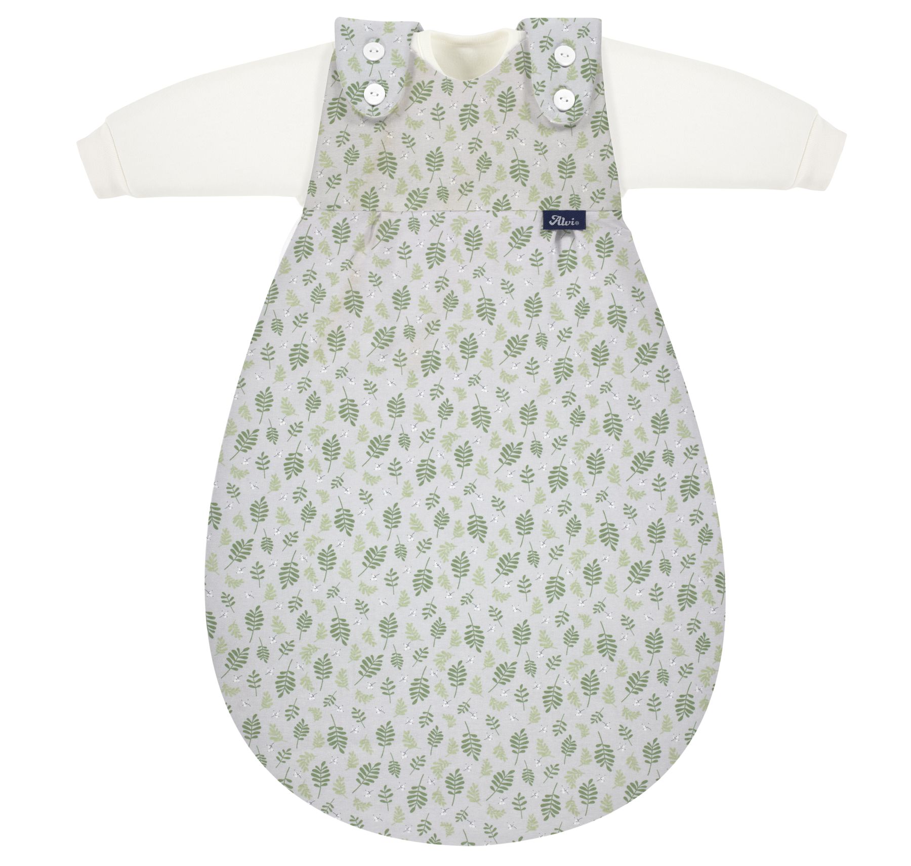 ALVI Baby-Mäxchen, Schlafsack 3tlg. Organic Cotton Drifting Leaves Jetzt Zugreifen