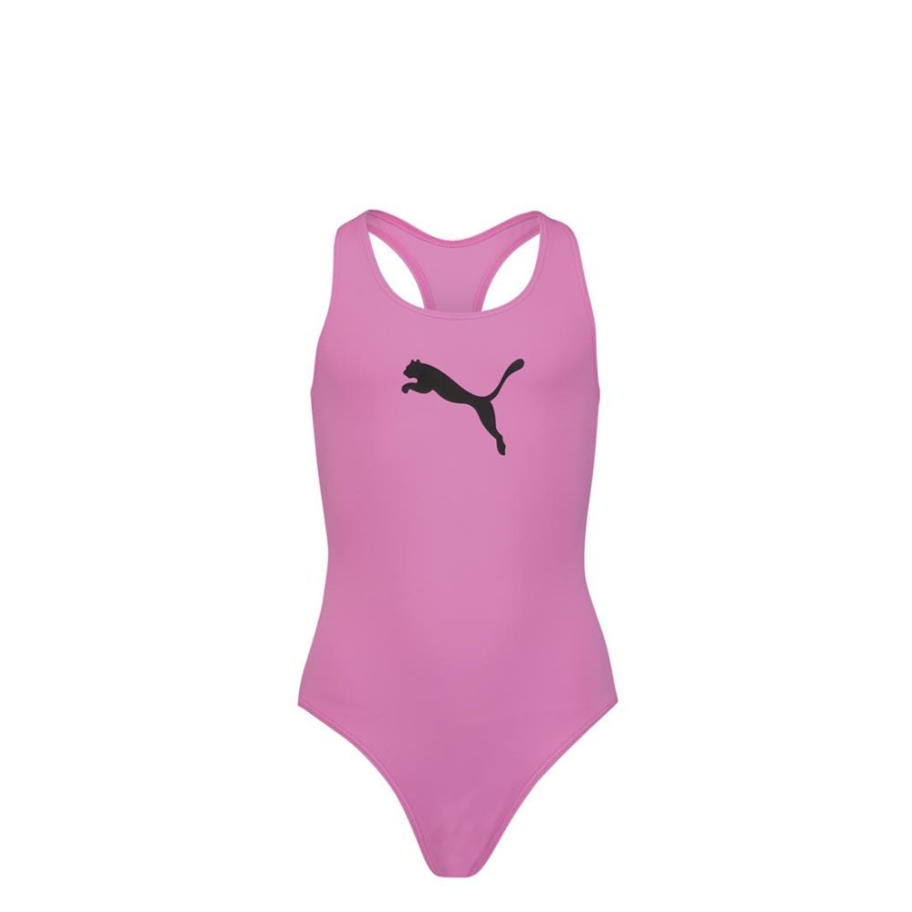 701224512-004-1-49371 Weltweiter Versand PUMA Swim Girls Racerback Swimsuit 1P Pink Icing