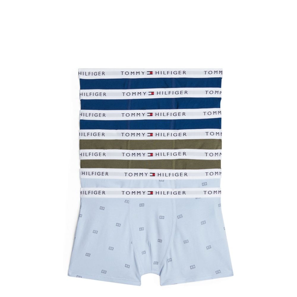 tommy-hilfiger-123933-blauw_1-51770 Wochenendangebot Tommy Hilfiger 7-Pack Trunk Print Deep Indigo Breezy Blue Flag Olive