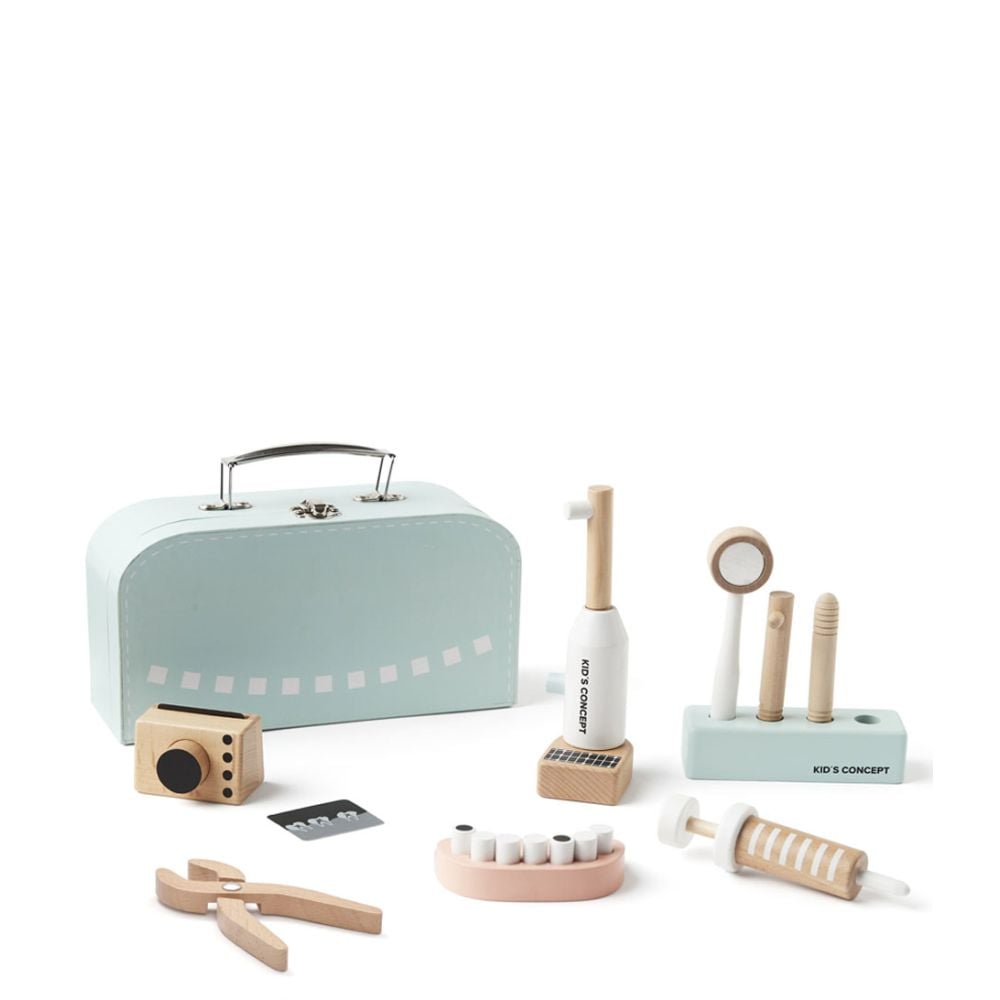 1000839-1-48252 Abverkauf Kids Concept Dentist Set Kid'S Hub Blue Multi