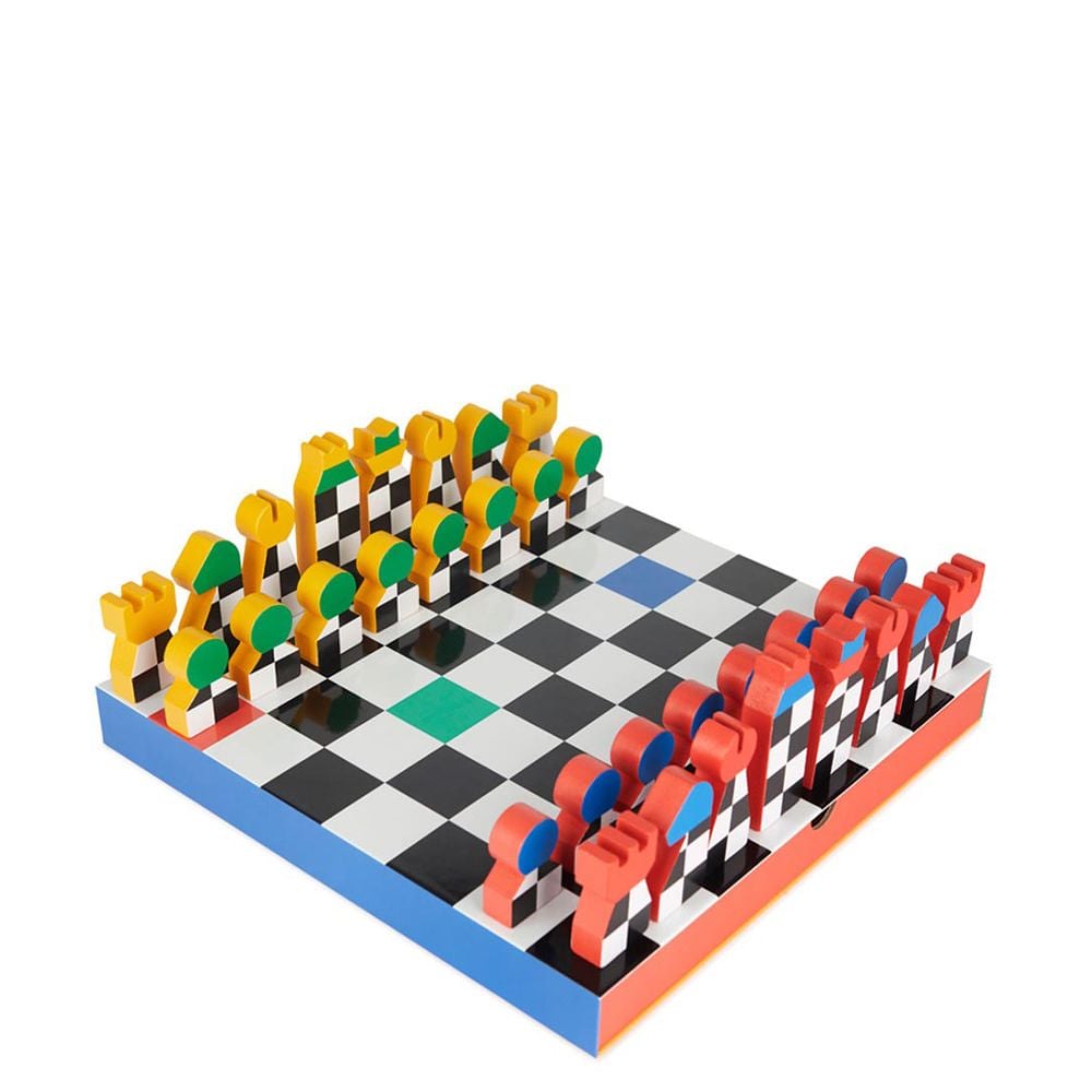 27800-47128 Abverkauf Balvi Chess Board Game Hey Chess Wood
