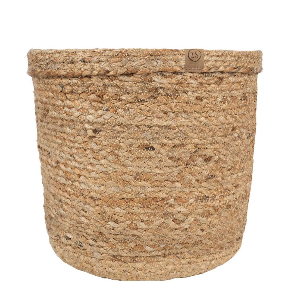 0505-055-1511-1-53412 Zusss Jute Opbergmand 25X25cm Naturel Neuheit